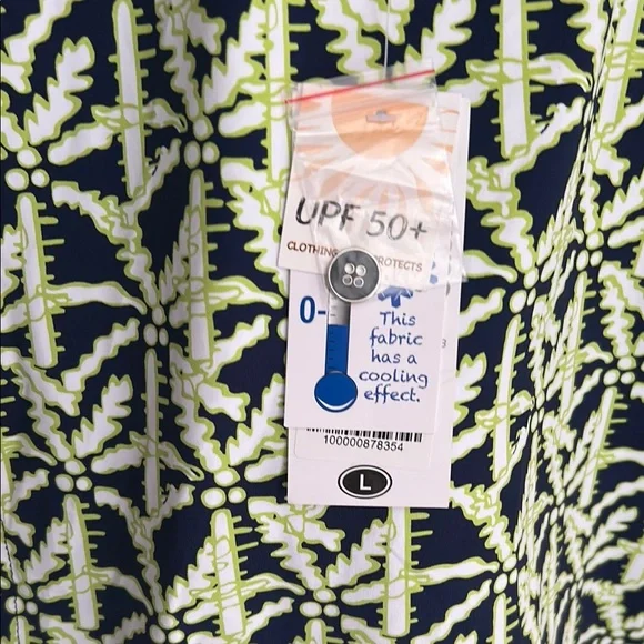 Lulu-B Black and Yellow Leaf Print Tunic - Picture 4 of 7